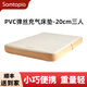 塔吉比海外標(biāo)SAMTOPIA拉絲充氣床墊彈絲氣墊床露營(yíng)睡墊午休打地鋪云床 三人PVC床墊20cm+無刷泵