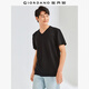 佐丹奴T恤男夏季純棉純色極簡風(fēng)基礎(chǔ)款親膚V領(lǐng)短袖t恤男01023416