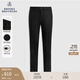 布克兄弟（BrooksBrothers）男士春夏斜紋布高級感修身休閑褲 0004-黑色 34 34/34