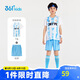 361°童裝 兒童足球套裝夏3-14歲吸汗透氣運(yùn)動(dòng)套裝 藍(lán)160