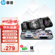 惠普（hp）行車記錄儀f799w 1296P高清星光夜 前后雙錄手機(jī)互聯(lián)流媒體后視鏡 f790w【雙鏡頭】1080P/官配（贈(zèng)64G卡