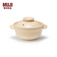 無印良品（MUJI）萬古燒 砂鍋 燉鍋烹飪鍋具 透明釉 家用 湯鍋 透明釉/約 800ml