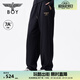 BOY LONDON春夏男女同款抑菌高街黑色休閑潮牌針織長褲N15902 黑色 M