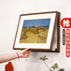 萱木堂梵高杏花中古風(fēng)實(shí)木電表箱裝飾畫(huà)新中式輕奢弱電配電箱遮擋掛畫(huà) 梵高《普羅旺斯的玉米收獲》 70*52cm 非洲柚木-向右打開(kāi)