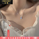法蔻（farcoko）品牌pt950鉑金項鏈女士白金鎖骨鏈時尚飾品情人節(jié)生日禮物送女友 pt950鉑金項鏈+魯伯特之淚吊墜 -【品牌禮盒】