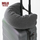 無印良品（MUJI） 舒適頸部靠枕 旅行u型枕頸枕飛機(jī)護(hù)頸椎旅行枕 助睡眠護(hù)頸枕脖枕 深灰色 寬16*長64cm