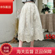 WVD女童夏季2025新款甜美純色網(wǎng)紗半身裙休閑中大童時(shí)髦女孩裙子 C1028純色裙子 120 cm