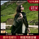 辛瓦伊·克洛斯輕奢秋冬季旅游斗篷披肩女保暖外搭大外套披風(fēng)生日禮物送女友老婆 CK圍巾-水墨色【限定禮盒包裝】