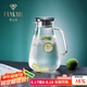 梵卡奇（FANKAQI）【法國品牌】耐高溫高檔玻璃水杯水具家庭家用涼水壺大 果凍壺【加厚耐熱】2000ml