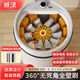 威滌洗鞋機(jī)家用迷你全壁刷洗脫一體專(zhuān)業(yè)刷鞋360°刷鞋機(jī)懶人神器洗鞋洗襪神器 奧瑞白-全壁刷【衣鞋兩用-洗脫一體-藍(lán)光洗滌】