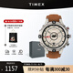 天美時(shí)Timex航海家石英運(yùn)動(dòng)戶(hù)外夜光多功能男士皮帶手表生日禮物T2N721