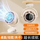 磐宙桌面小風(fēng)扇電風(fēng)扇宿舍辦公室夾子風(fēng)扇USB充電小型便攜式搖頭風(fēng)扇臺式壁掛空氣循環(huán)風(fēng)扇2025新款 【普通款】米白色+充插兩用 超長續(xù)航可搖頭大風(fēng)力多檔調(diào)節(jié)電風(fēng)扇戶外扇