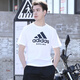 阿迪達(dá)斯 （adidas）男子透氣舒適圓領(lǐng)休閑運(yùn)動(dòng)短袖T恤ADICTB-WB L碼