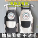 優(yōu)麗尚防水圍裙擼貓衣服男女寵物店專(zhuān)用抱貓服不粘毛夏季薄款上班工作服 灰色寵物店1件（可擦H肩圍裙）