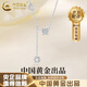 中國黃金（CHINA GOLD）999足銀小蠻腰項鏈女款輕奢小眾設(shè)計感新款鎖骨鏈七夕生日禮物女 小蠻腰項鏈【999足銀-中金禮盒】