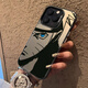 意寶寶 適用蘋(píng)果16手機殼iphone16promax火影忍者佐助plus線(xiàn)稿動(dòng)漫鳴人二次元男女新款磨砂鐳射彩銀 月光黑C-鳴人R01 蘋(píng)果16