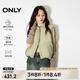 ONLY冬季潮流百搭90%白鴨絨保暖馬甲羽絨服女|124452001 C02 淺茶綠色 S 160/80A