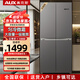 奧克斯（AUX）一級能效 風(fēng)冷無霜四開門電冰箱家用超薄大容量十字對開門廚房嵌入式大冰箱雙循環(huán)獨立空間 【328升】一級能效勻冷微霜