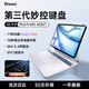 視藝星【Touch觸控欄】iPad妙控鍵盤(pán)適用蘋(píng)果Air4/5/6/7平板保護套Pro11/13/10.9寸10/11代磁吸懸浮鍵盤(pán) iPadPro11寸/Air4/5/6/7通用白色
