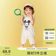 巴拉巴拉嬰兒連體衣男女童哈衣爬服2025夏兩件裝208225120208