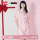 野獸派家居（tbh）三麗鷗Hello Kitty天絲棉家居服套裝四季可外穿條紋睡衣 短款   M