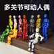 巨晶人偶手辦3d打印第3代Dummy幸運(yùn)13多個(gè)全關(guān)節(jié)可動(dòng)人偶手辦拼裝玩具 透明-1套 人偶玩具