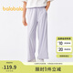 巴拉巴拉女童休閑褲兒童褲子2025夏季薄款中大童涼感針織長褲208225108009