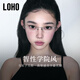 眼鏡生活（LOHO）無框眼鏡女近視可配度數(shù)2025新款防藍(lán)光超輕全鈦高智感眼鏡架 【時(shí)尚無邊框】清冷銀 【高清護(hù)目】0度防藍(lán)光鏡片
