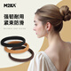 M2KA零壓力毛巾發(fā)圈女發(fā)量少專(zhuān)用防滑無(wú)痕頭繩扎頭發(fā)發(fā)繩 黑色5條