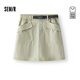 森馬（Semir）[商場(chǎng)同款]半身裙女松緊腰工裝裙2025夏季短裙小個(gè)子101325120008