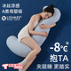 理沙星樹德國品質(zhì)睡眠抱枕睡覺夾腿抱枕女生專用側(cè)睡冰絲長(zhǎng)條男生款大成人 夏季涼感抱枕【北極藍(lán)】 110cm*29cm 含枕芯 身高165cm