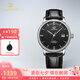 天王（TIAN WANG）男士手表機(jī)械表皮帶防水品牌國(guó)表情侶對(duì)表七夕禮物送女友51001 經(jīng)典黑盤(pán)黑帶男表