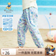 Classic Teddy精典泰迪女童褲子兒童防蚊褲中小童裝夏季沙灘長褲 紫色花朵 130 