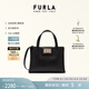 芙拉（FURLA）1927牛皮中號氣質(zhì)女包女士上班族休閑通勤大容量手提包托特包 黑色