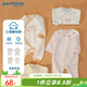 歌瑞家（greatfamily）嬰童連體衣2024冬季新款新生兒童裝三保暖和袍連身衣睡衣睡袍樂友 男女同款【藍(lán)色】 52【0-1月】