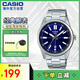 卡西歐（CASIO）商務(wù)時(shí)尚不銹鋼防水石英男表指針手表 MTP-VD02D-2EUDF