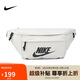 耐克NIKE 王一博同款 中性腰包  休閑包 BA5751-072淺骨色大號(hào)