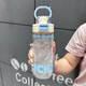 納登水杯男女生高顏值大容量雙飲杯學(xué)生專用食品級(jí)tritan運(yùn)動(dòng)吸管杯子 藍(lán)色660ml