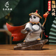 春錦秋鯉黃銅熊貓大俠創(chuàng)意國潮擺件家居客廳桌面裝飾喬遷新居禮品 (順豐)TYX彩銅熊