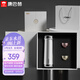康巴赫（KBH）純鈦保溫杯大容量鈦杯泡茶杯高端商務(wù)禮盒父親節(jié)禮物 云際灰450ml