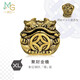 周生生男士禮物 聚財金蟾XL轉運珠黃金Charme酷黑系列串珠 95521C定價(jià)