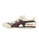 Onitsuka Tiger【定制球鞋】鬼塚虎 MEXICO 66 血色浪漫 潑墨革帆布織物網(wǎng)布 穿 米白色 36