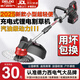 德力西大功率電動割草機(jī)手持充電式打草機(jī)小型家用農(nóng)用開荒鋰電除草神器 晉階版【5節(jié)2.0Ah】1電1充 【中國500強(qiáng)企業(yè)】全新官方正品