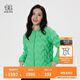 KOLON SPORT/可隆羽絨服 女子圓領(lǐng)戶外露營(yíng)冬保暖寬松輕量鵝絨外套 LKDJ4WTK22-JA 翠綠 M