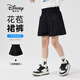 DISNEY迪士尼兒童短褲2025夏季新款寬松顯瘦女童褲子洋氣潮酷男童休閑褲 【高腰花苞裙褲】純色黑 130 130cm