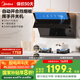 美的（Midea）側(cè)吸式油煙機(jī)家用大吸力23風(fēng)量 自動(dòng)清洗 脫排煙機(jī)CXW-280-J39國(guó)家補(bǔ)貼20%可配燃?xì)庠? title=