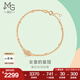 周生生七夕禮物 鉆石手鏈 18K玫瑰金薄荷系列皇冠 93320B定價(jià) 19厘米