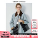 VEGA CHANG【現(xiàn)貨】藍(lán)色風(fēng)衣女短款2025新款秋季美式小個子工裝風(fēng)外套上衣 灰天藍(lán) M