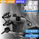 馳射電動(dòng)充氣泵游泳圈充氣泵戶(hù)外露營(yíng)充氣床墊帳篷打氣便攜可抽可充 黑色220V充氣/抽氣（兩用）