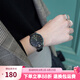 卡西歐（CASIO）手表女 時(shí)尚ins風(fēng) 指針超薄簡(jiǎn)約商務(wù)輕奢氣質(zhì)石英女表七夕禮物 LTP-VT01L-1B